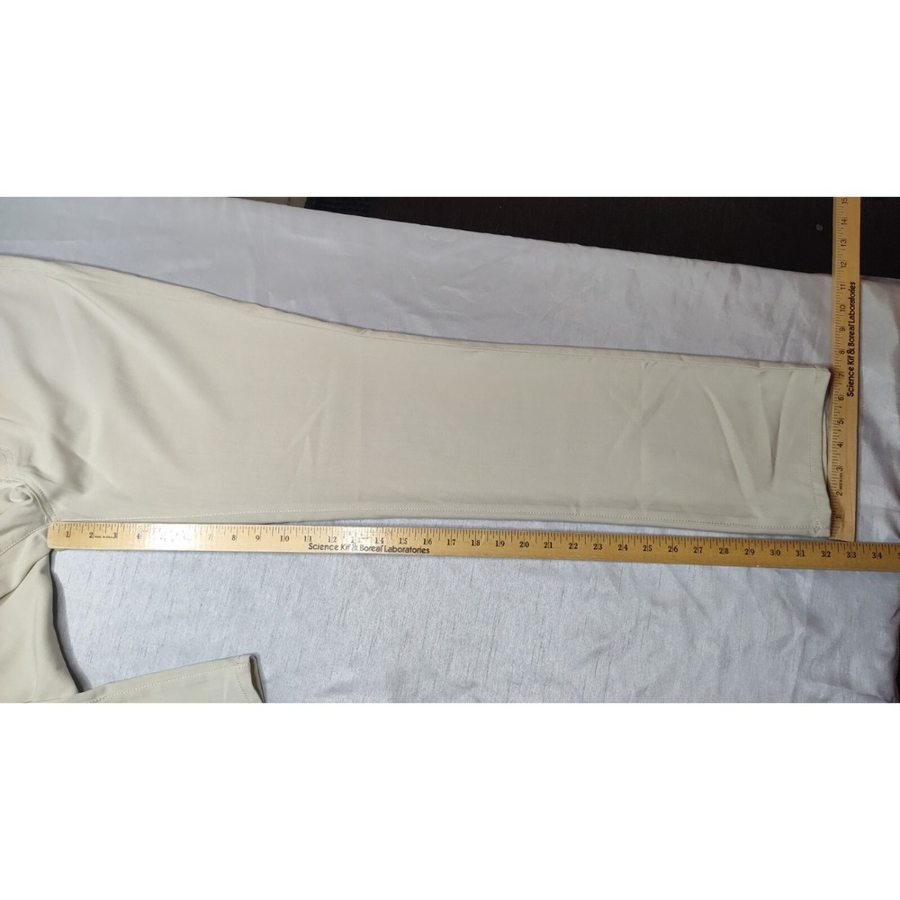 MIRIKA Women Juniors Size 7‎ Khaki Poly Rayon Flex Chino Pants NEW - Picture 6 of 14
